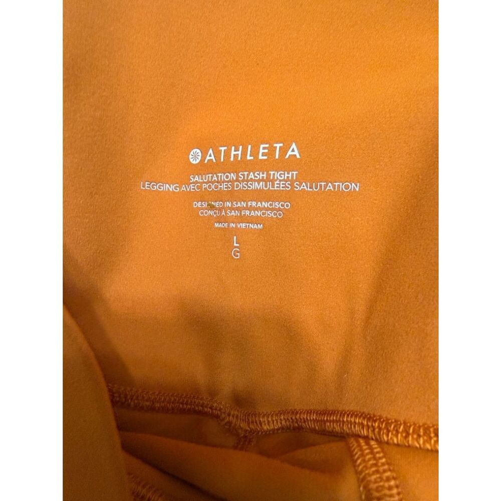 Athleta Burnt Orange Leggings(Size Large) - Picture 11 of 11